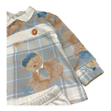 LE BEBE' completo 2pz shirt-ghettina Azzurro per Neonato LBB3723 AZZURRO LE BEBE'