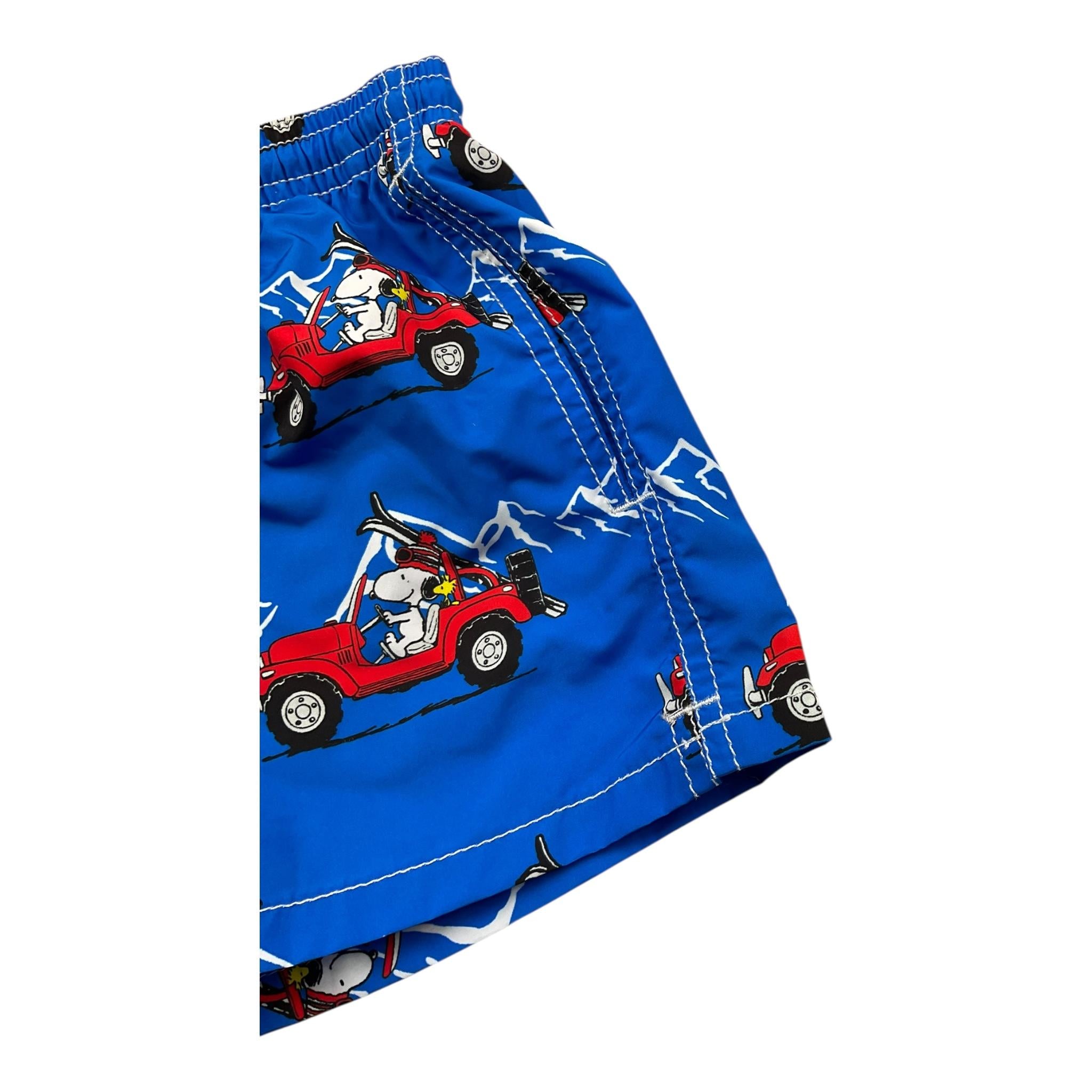 SAINT BARTH costume tinta unita con stampa in contrasto Blu per Bambino JEANLIGHTING BLU SAINT BARTH