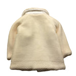 MARTIN ARANDA cappotto tinta unita con colletto Panna per Neonato L030 PANNA MARTIN ARANDA