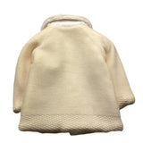 MARTIN ARANDA cappotto tinta unita con colletto Panna per Neonato L030 PANNA MARTIN ARANDA