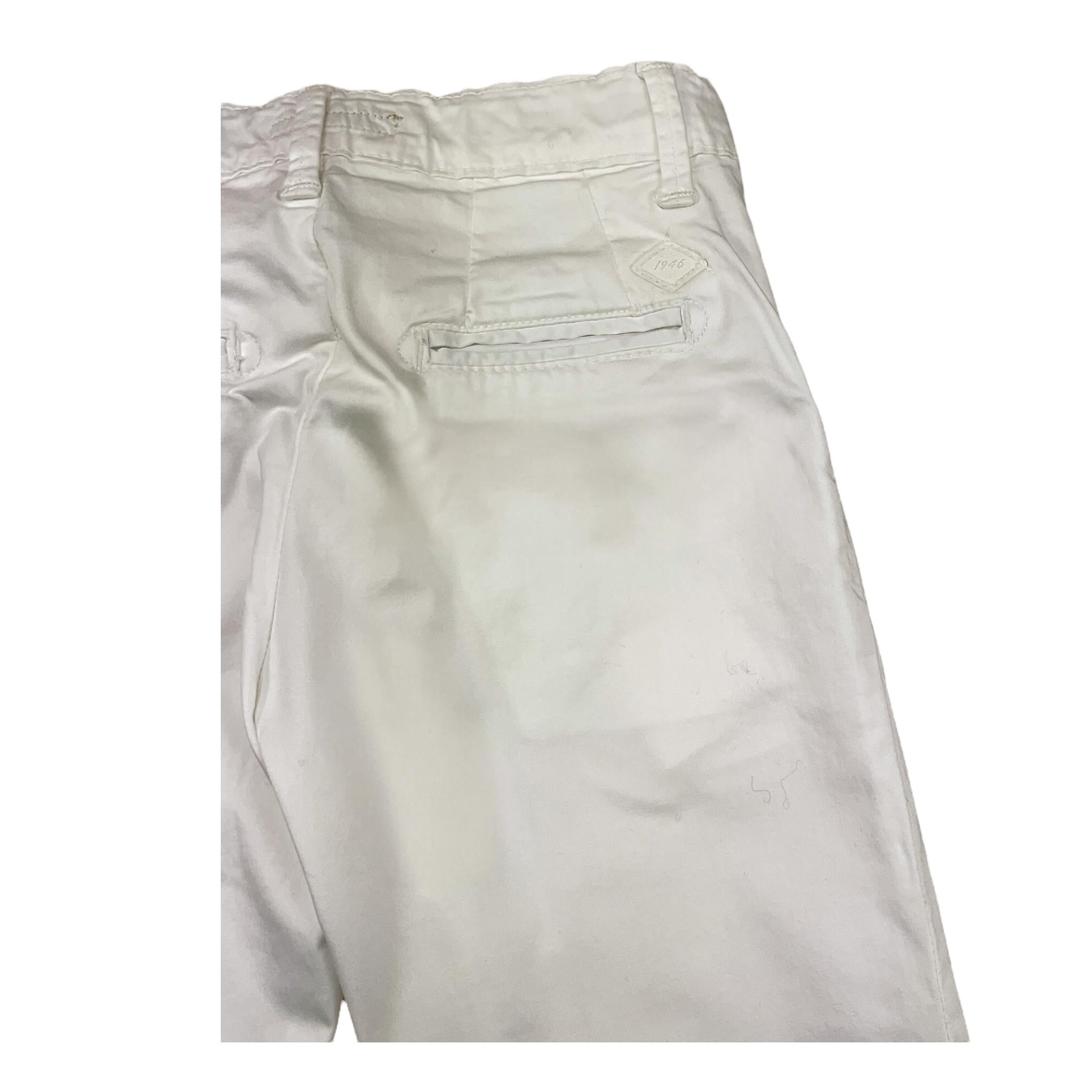 NUPKEET pantalone tinta unita con girovita regolabile Bianco per Bambino 31NK905 BIANCO NUPKEET