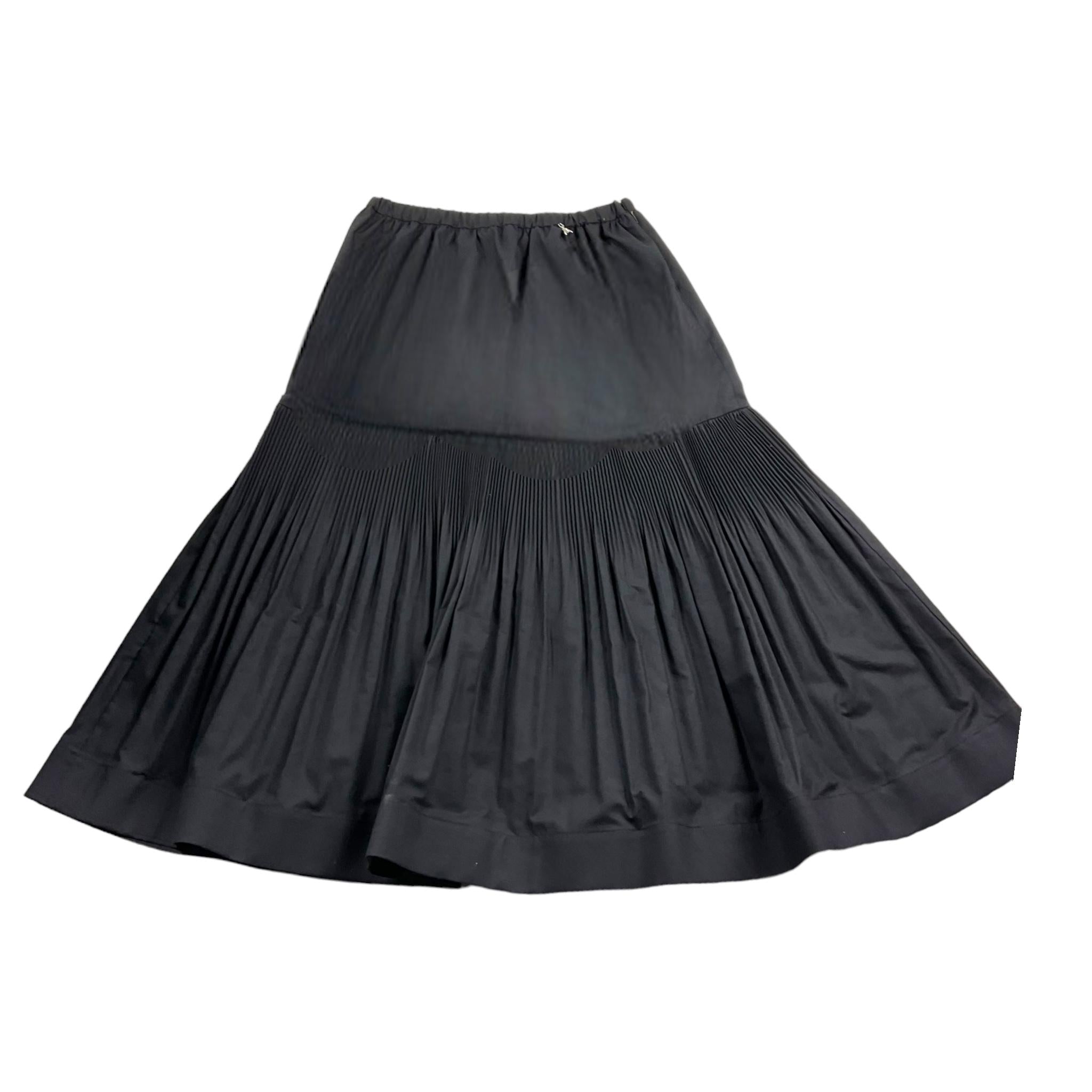 Patrizia Pepe Gonna Tinta Unita Con Elastico In Vita Nero Per Bambina 7G0123 NERO PATRIZIA PEPE