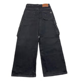 ICEBERG jeans tinta unita modello palazzo Nero per Bambina PH13010G66 NERO ICEBERG