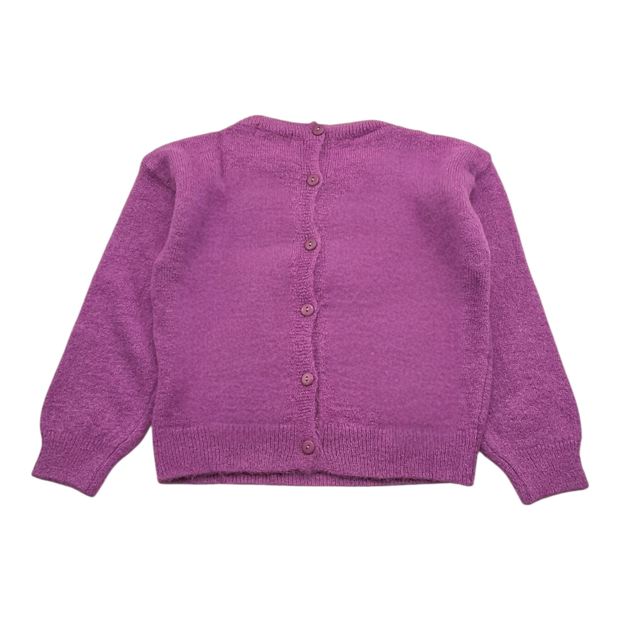 DIXIE maglia tinta unita girocollo Viola per Bambina NB16230G67 VIOLA DIXIE