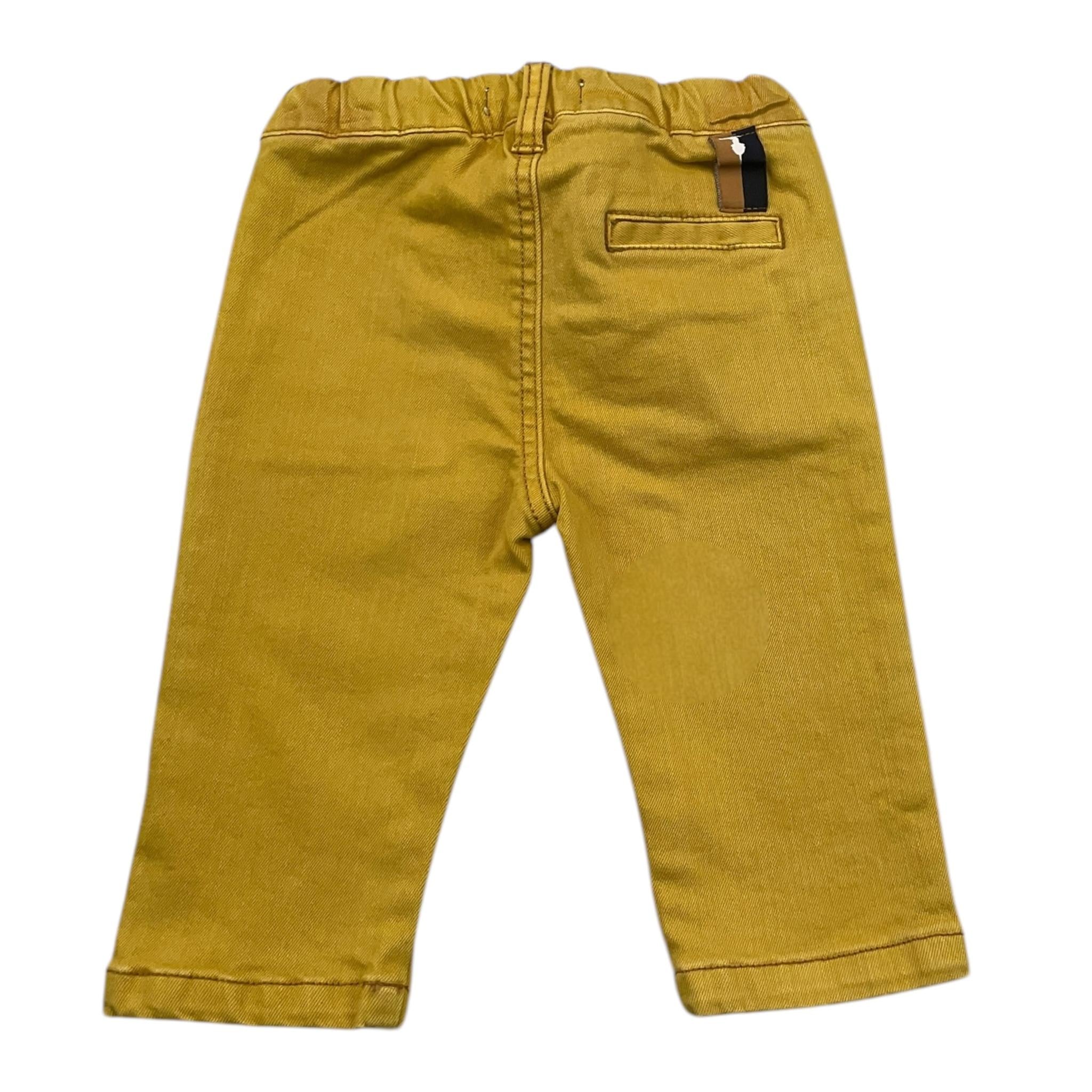 TRUSSARDI pantalone tinta unita con elastico in vita Giallo per Neonato TIA25087PA GIALLO TRUSSARDI