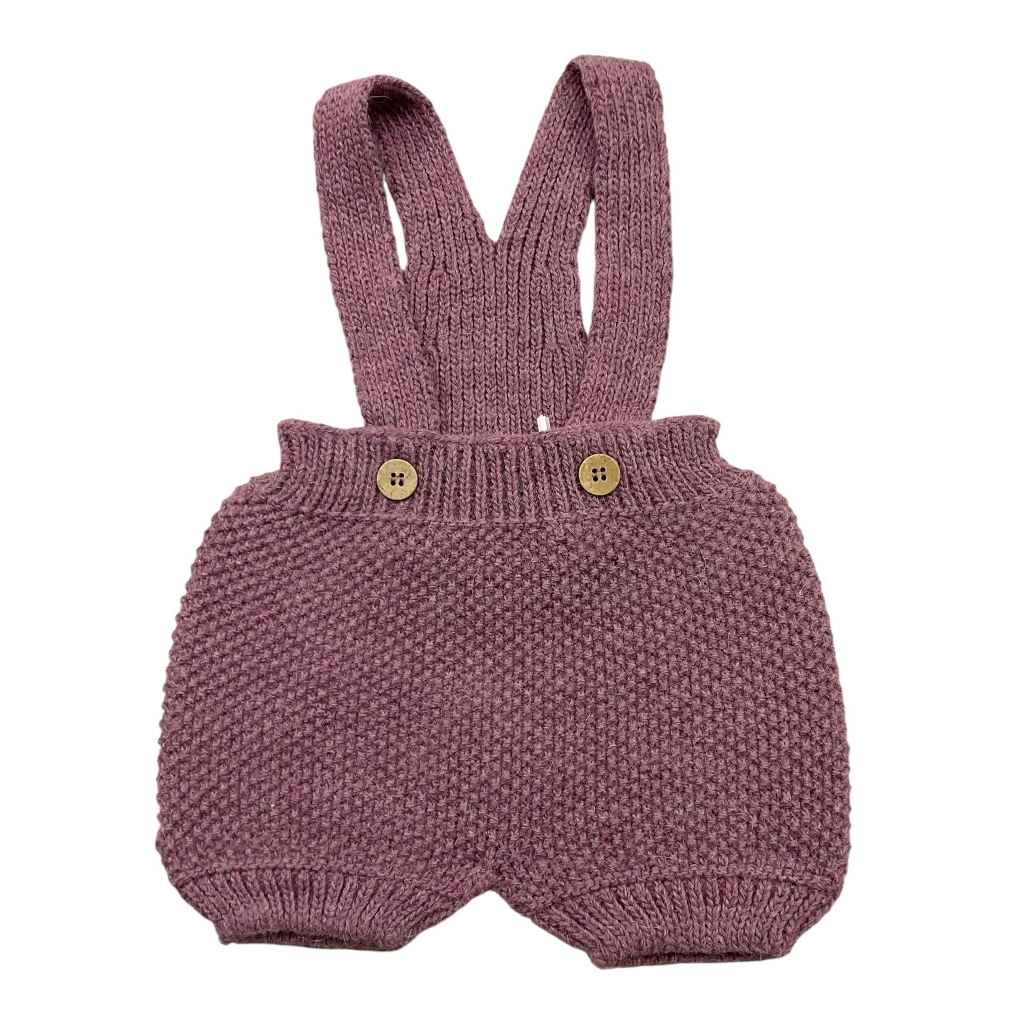 BABIDU salopette tinta unita con bottoni Viola per Neonata 30683 VIOLA BABIDU
