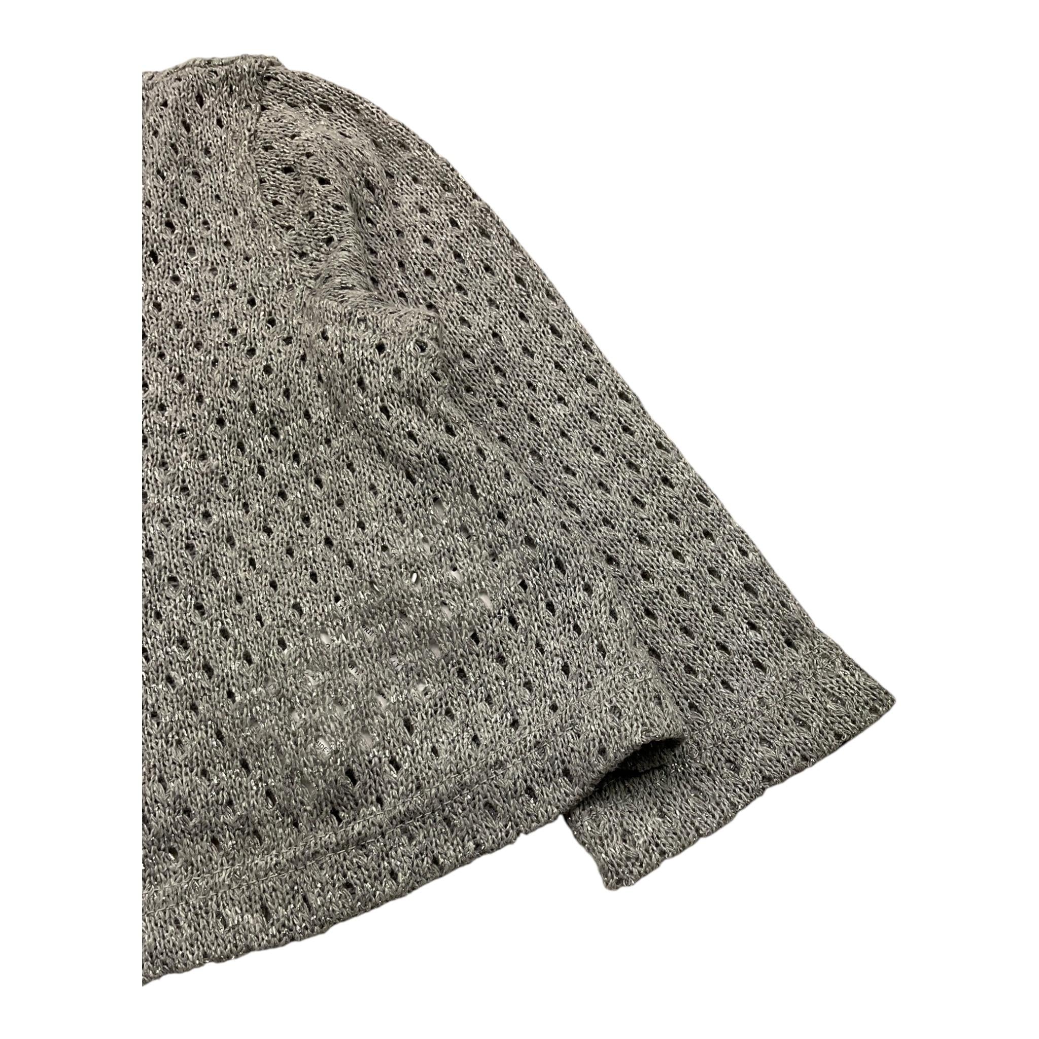 CAFFE' D'ORZO cardigan tinta unita con trafori Grigio per Neonata ZU9000Q GRIGIO CAFFE' D'ORZO