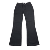 MET jeans tinta unita modello a zampa Nero per Bambina ME417 NERO MET