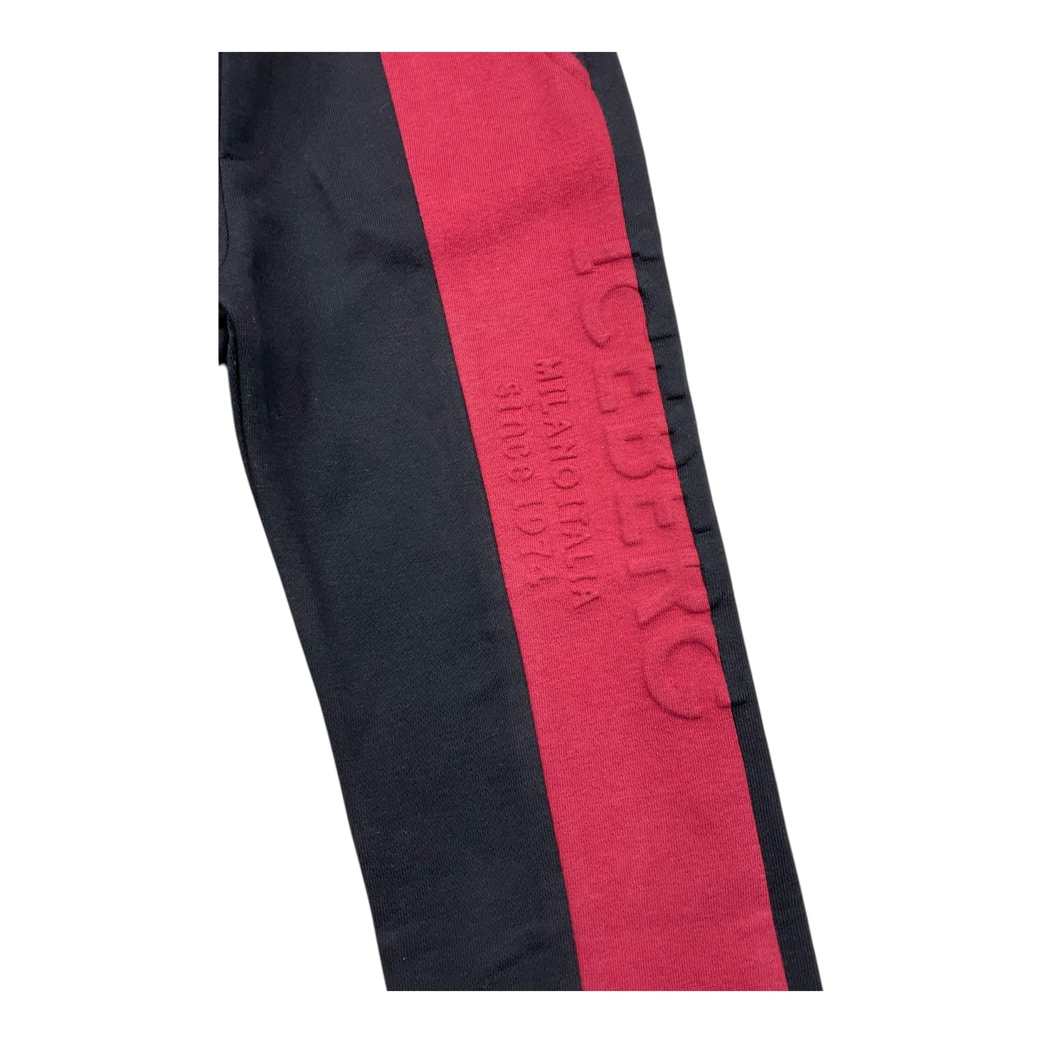 ICEBERG pantalone tuta tinta unita con striscia in contrasto Nero per Bambino PFICE5314BJ NERO ICEBERG