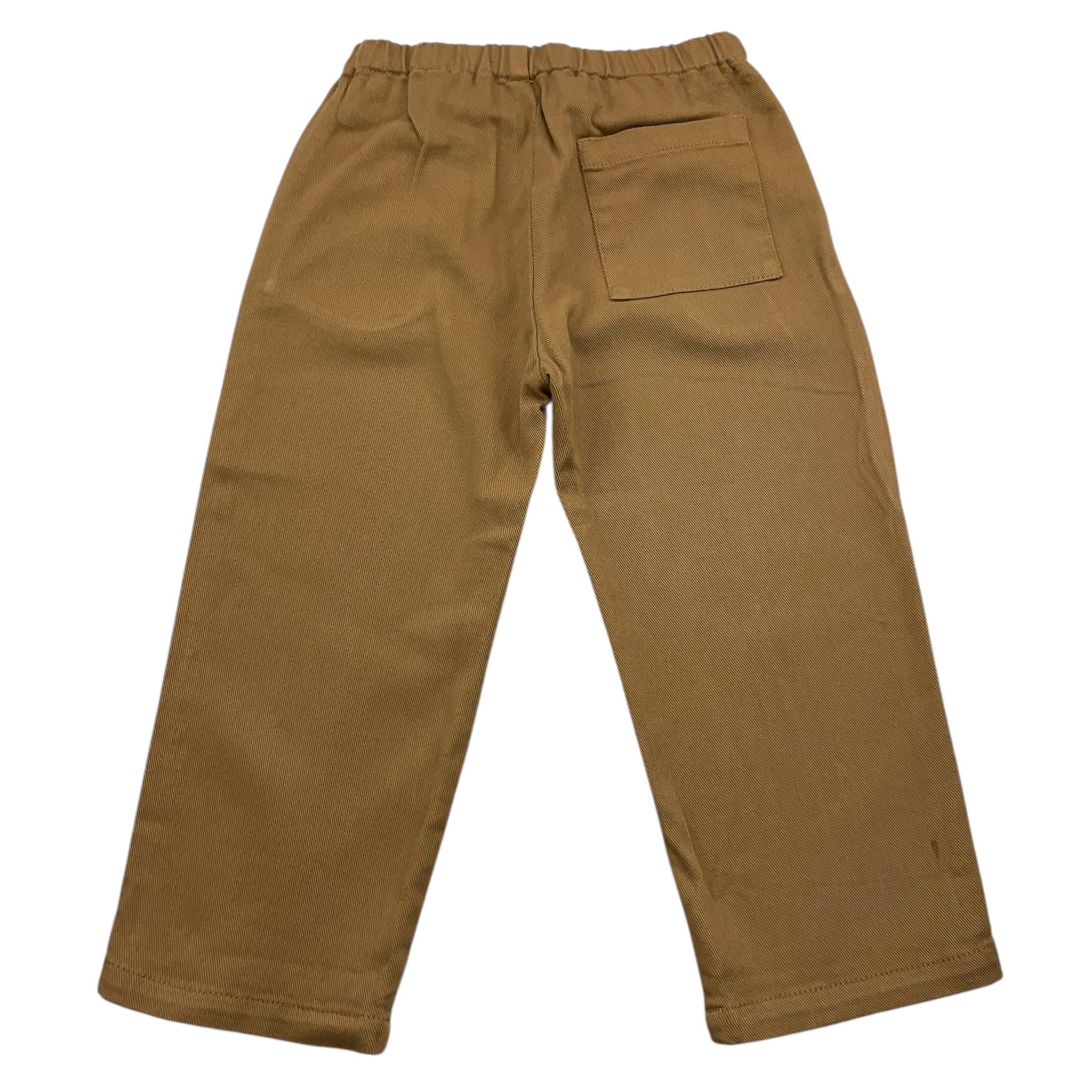 ZHOE & TOBIAH pantalone tinta unita con elastico in vita Cammello per Bambino PJK13JX CAMMELLO ZHOE & TOBIAH