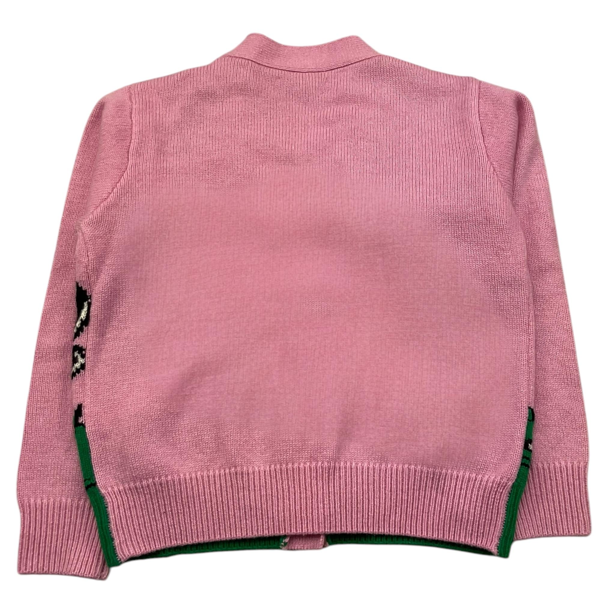SAINT BARTH cardigan tinta unita con ricami snoopy Rosa per Bambina DIDY ROSA SAINT BARTH
