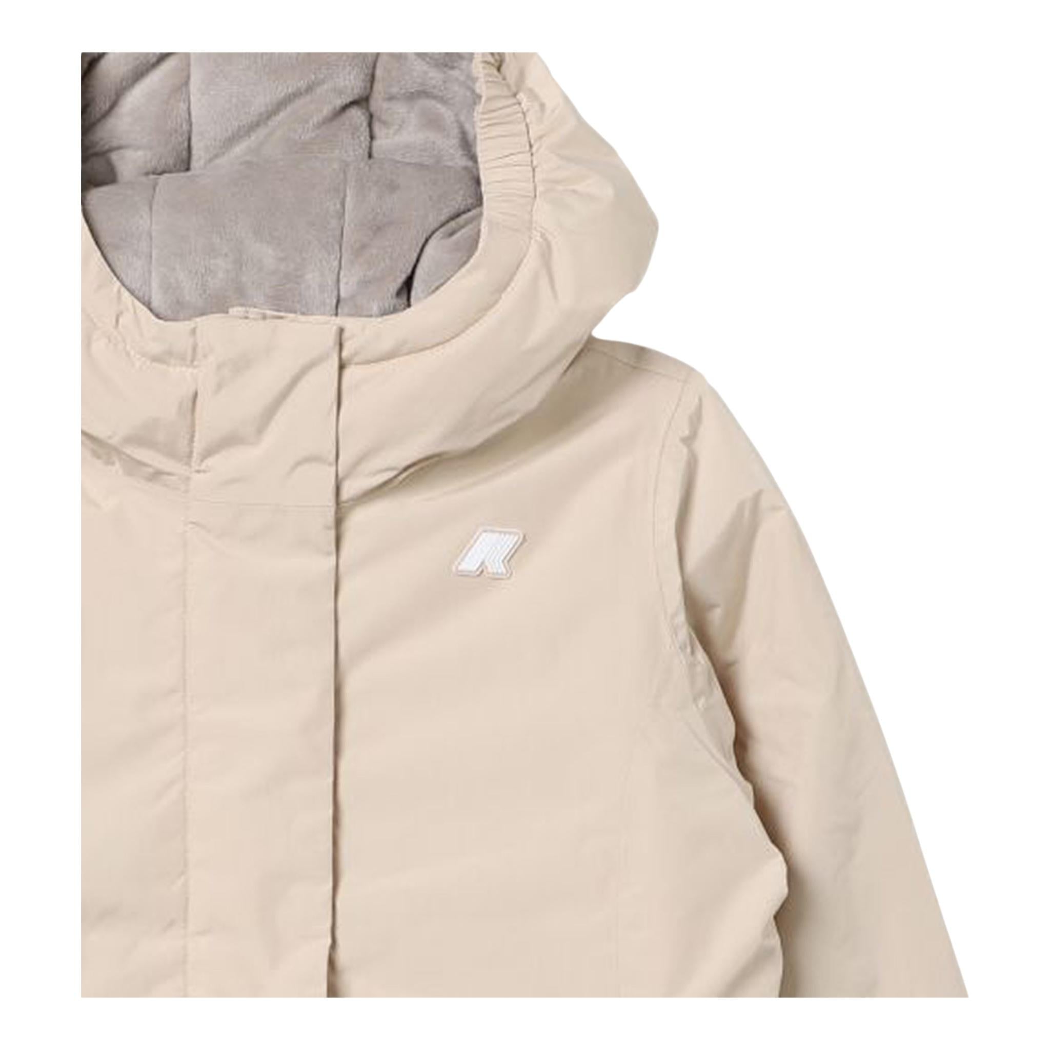 K-WAY giubbino tinta unita con cappuccio Beige per Neonato K4137VW BEIGE K-WAY