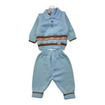 MARLU' completo 2pz maglia-pantalone Azzurro per Neonato IB6750 AZZURRO MARLU'