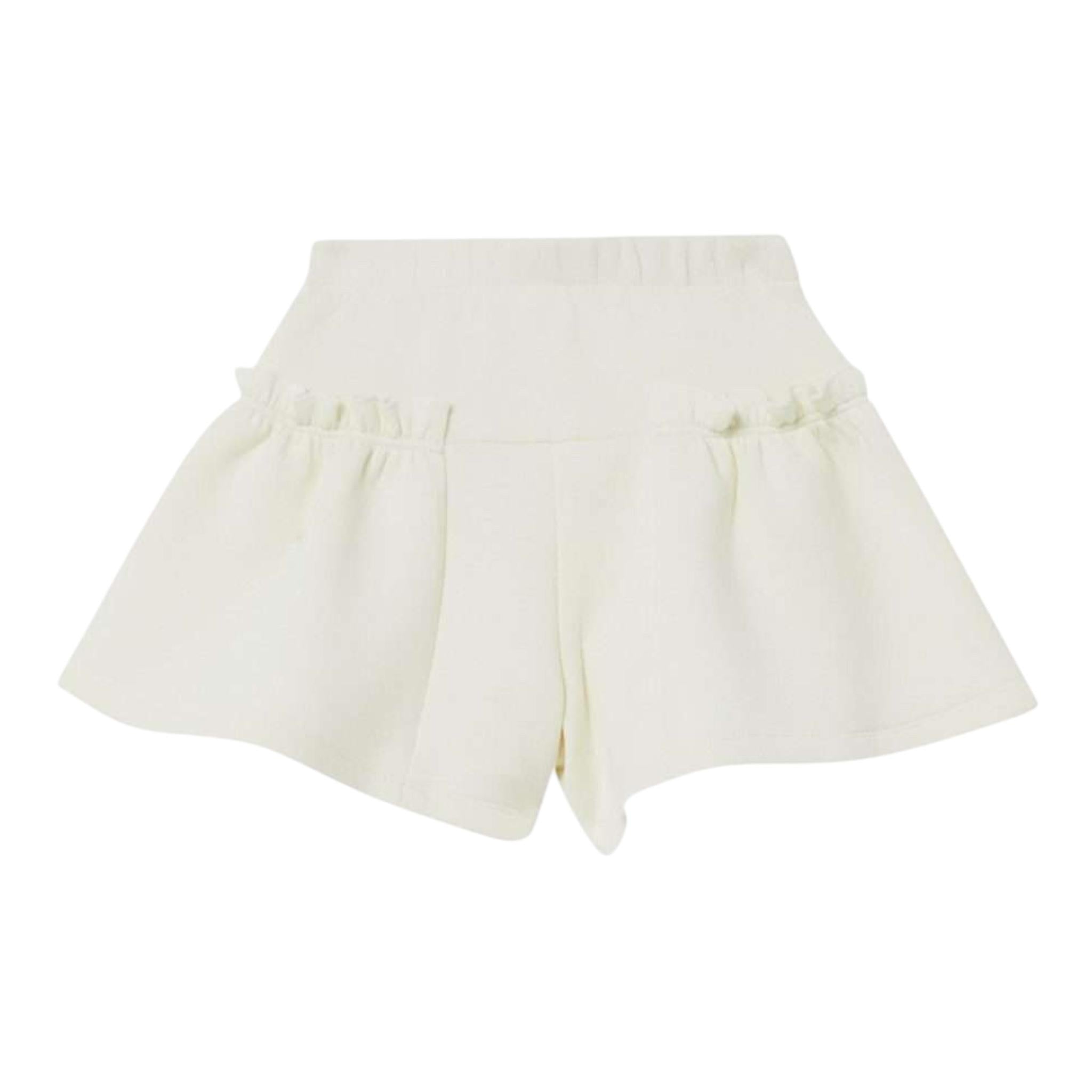 LIU JO short tinta unita con elastico in vita Bianco per Neonata KF4140J4827 BIANCO LIU JO