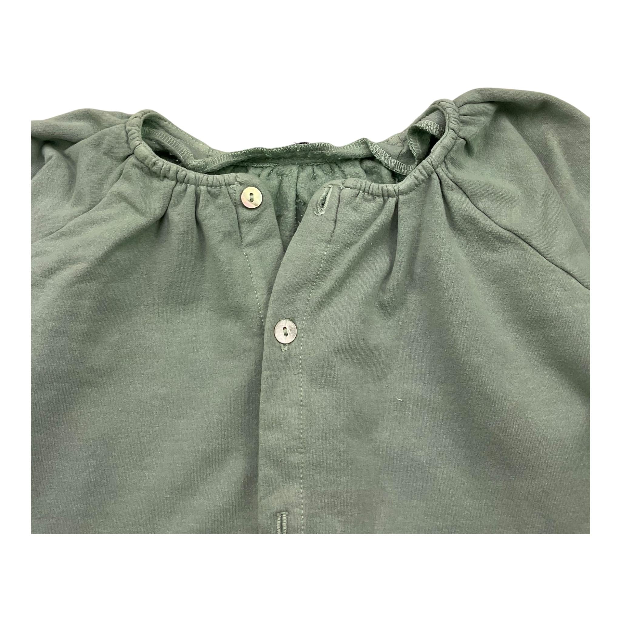ZERO AMPERE cardigan tinta unita Verde per Neonata MONET VERDE ZERO AMPERE