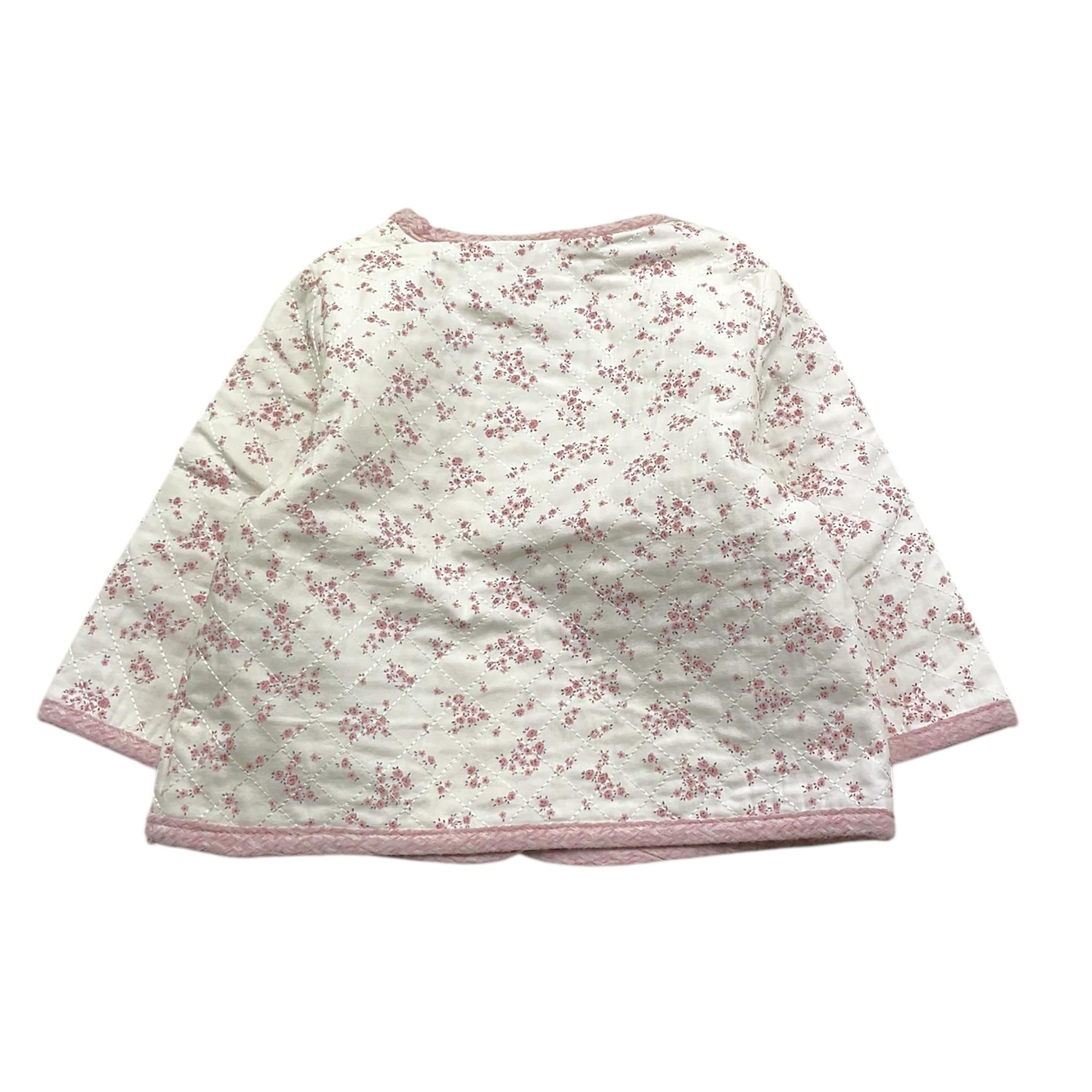 PAZ RODRIGUEZ giacca biclore con fantasia fiori Bianco per Neonata 001151971 BIANCO PAZ RODRIGUEZ