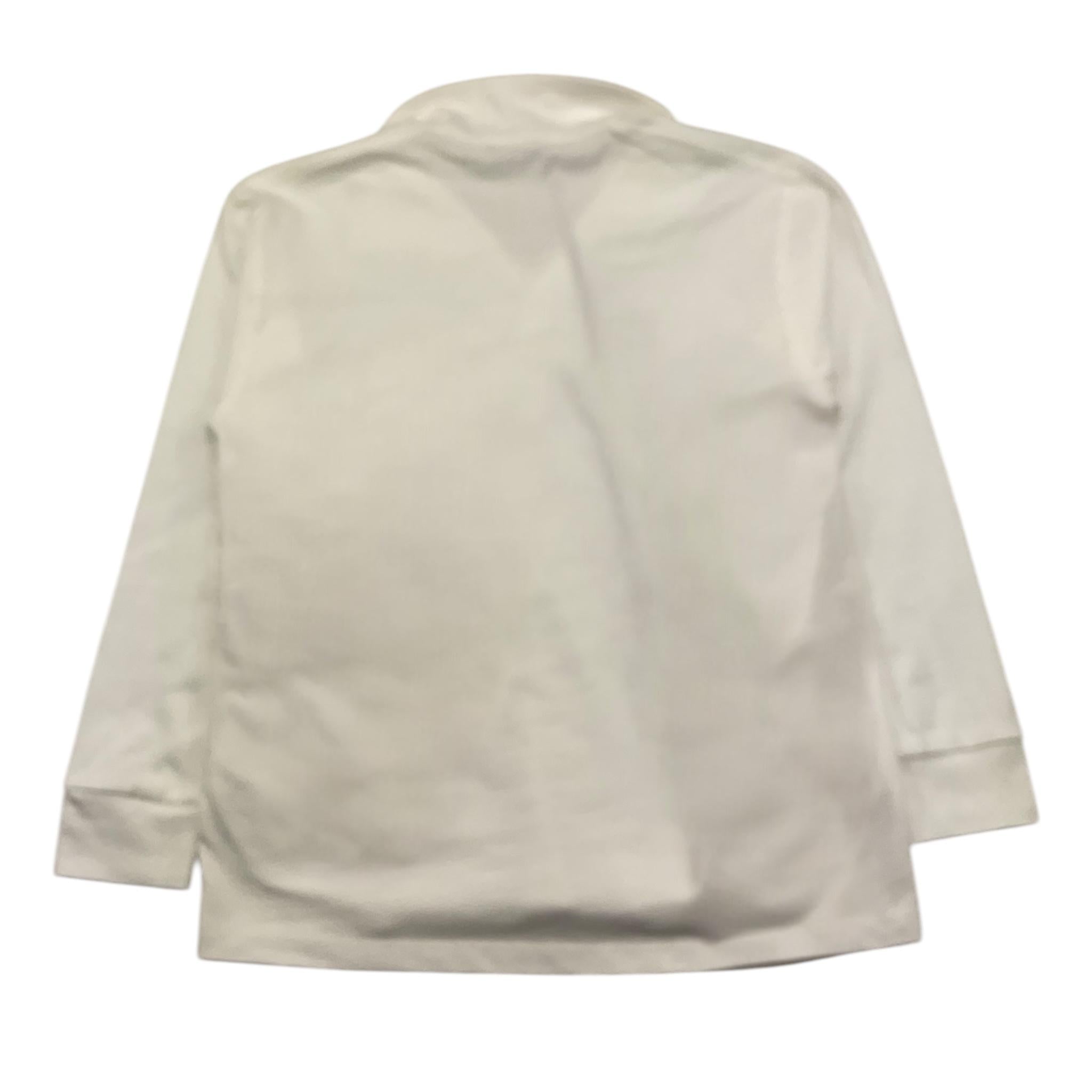 PAOLO PECORA polo manica lunga tinta unita Bianco per Bambino PP4125 BIANCO PAOLO PECORA