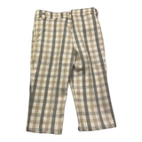 AMBARABA' pantalone fantasia quadretti con girovita regolabile Panna per Neonato FM38052 PANNA AMBARABA'