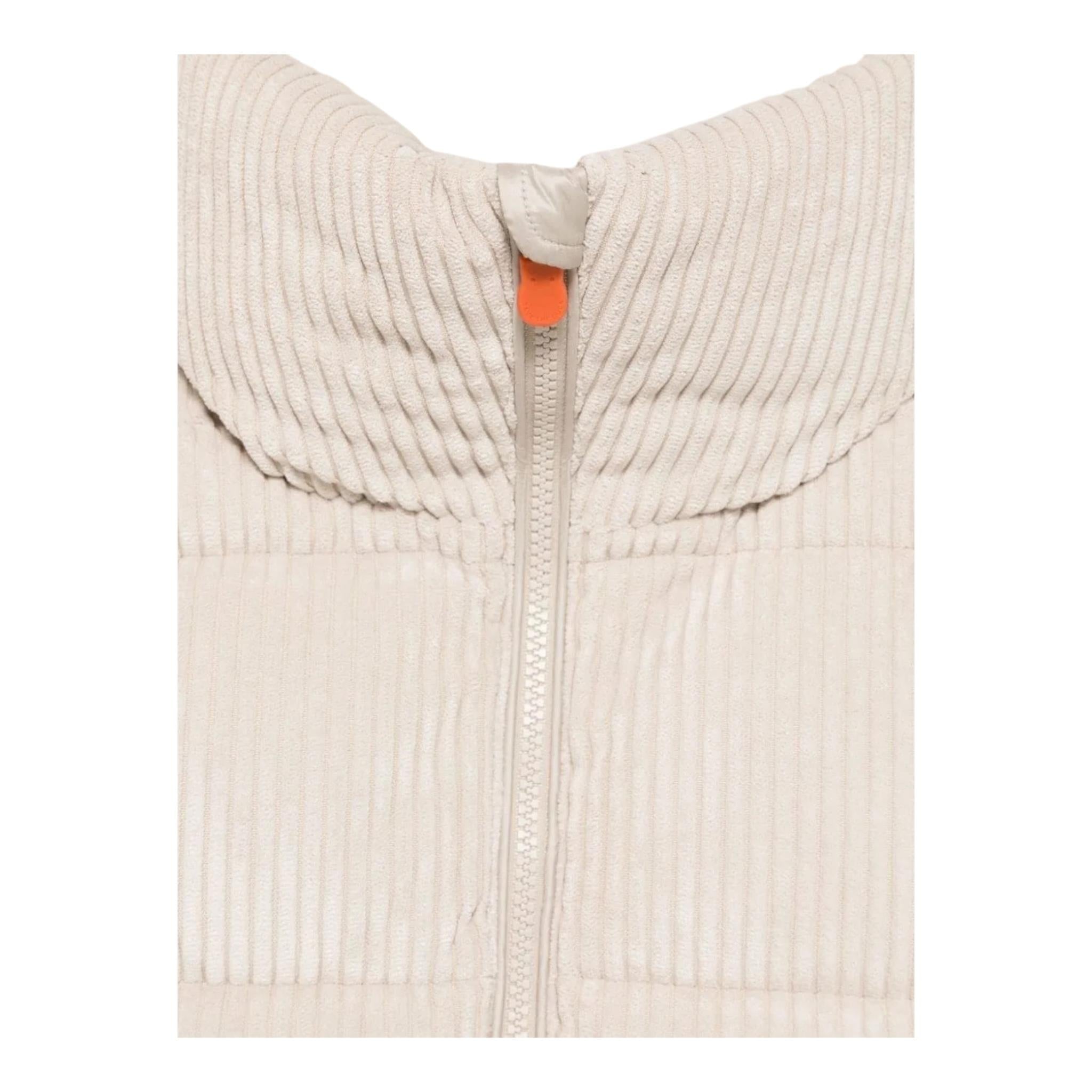 SAVE THE DUCK giubbino tinta unita in velluto Beige per Bambino J31460G BEIGE SAVE THE DUCK