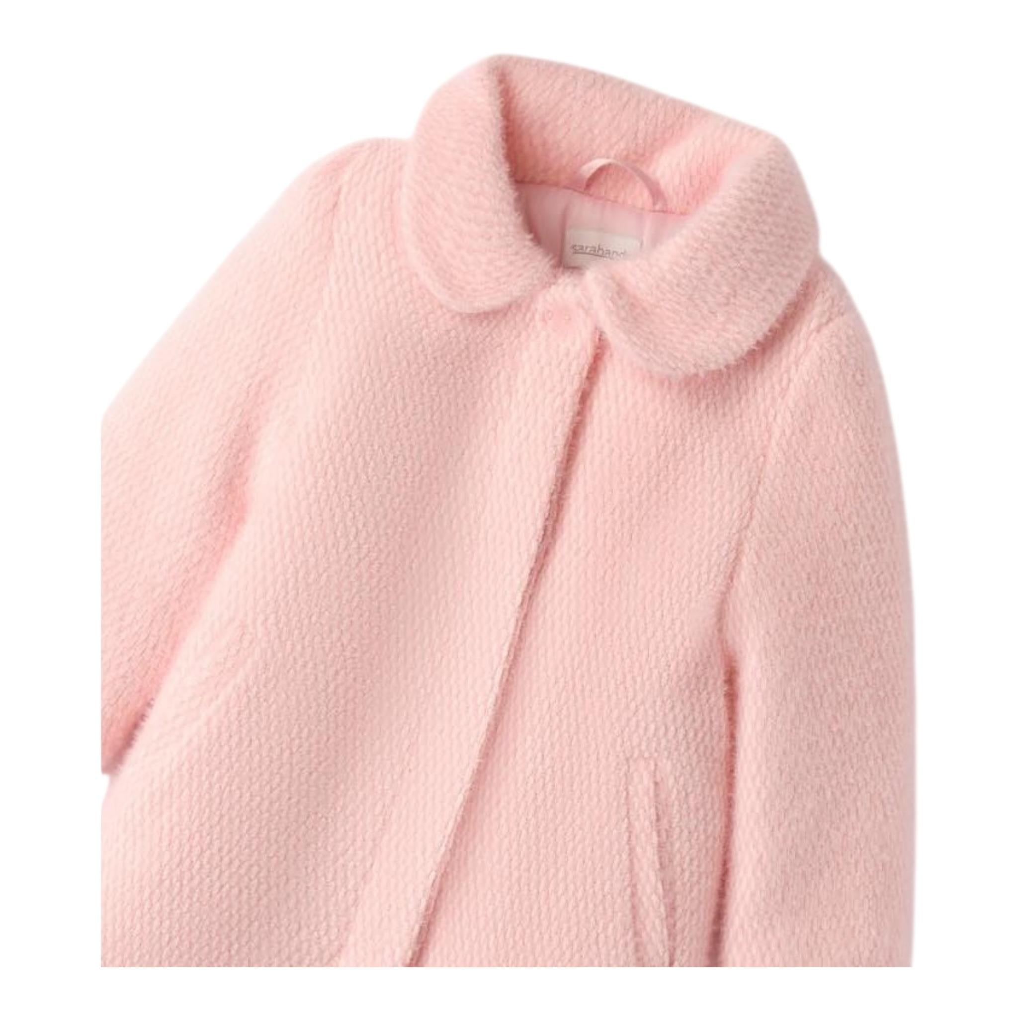 SARABANDA cappotto tinta unita con bottoni Rosa per Neonata 0A286XN ROSA SARABANDA
