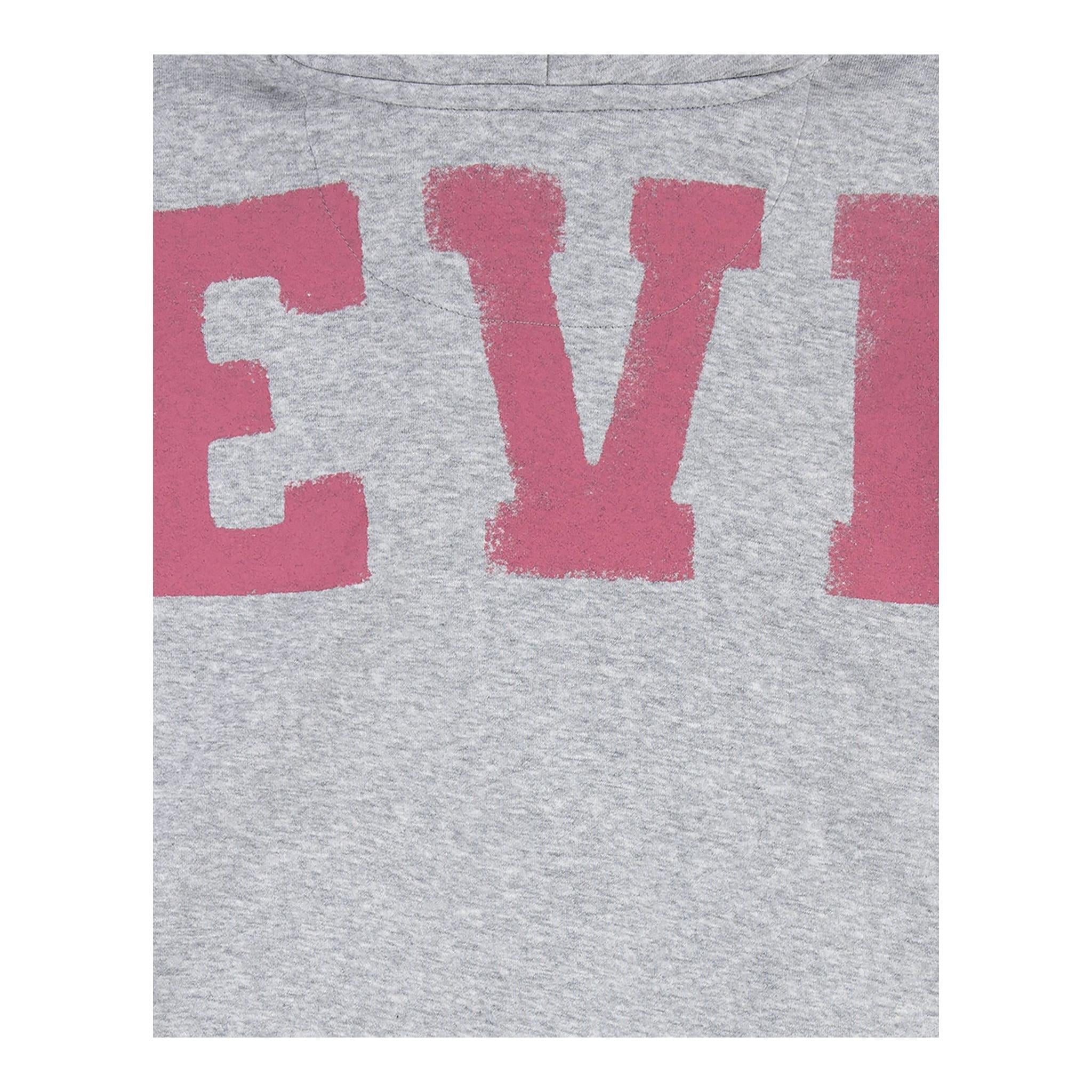LEVI'S felpa tinta unita con cappuccio e stampa Grigio per Bambina 3EL076 GRIGIO LEVI'S