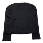 GAELLE shirt girocollo tinta unita con stampa logo Nero per Bambina 2741MY00345 NERO GAELLE