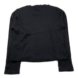 GAELLE shirt girocollo tinta unita con stampa logo Nero per Bambina 2741MY00345 NERO GAELLE