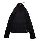 GAELLE maglia tinta unita mezzo collo con logo Nero per Bambina 2741W00400 NERO GAELLE