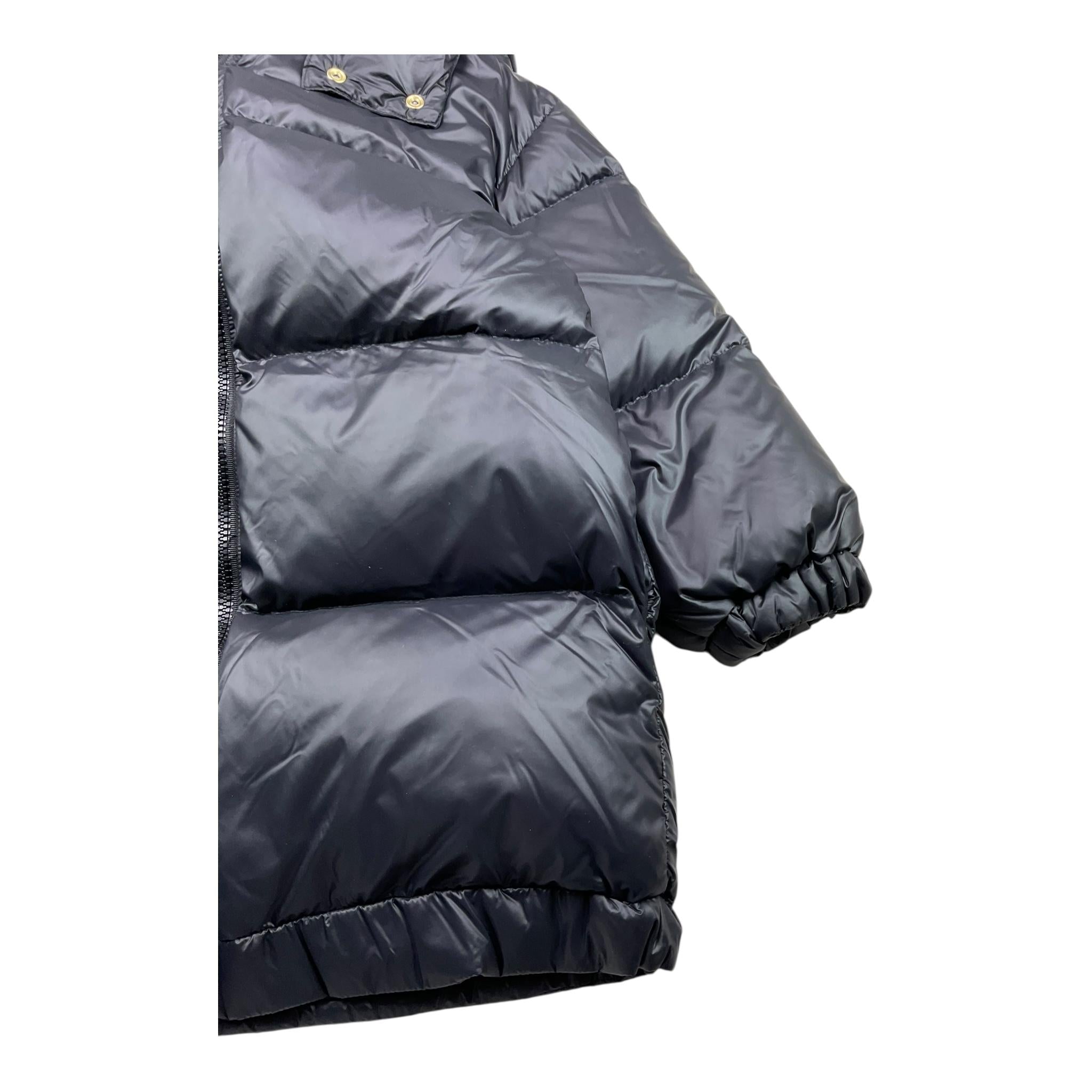 BALMAIN giubbino tinta unita con zip e cappuccio Nero per Bambino 6P2610 NERO BALMAIN