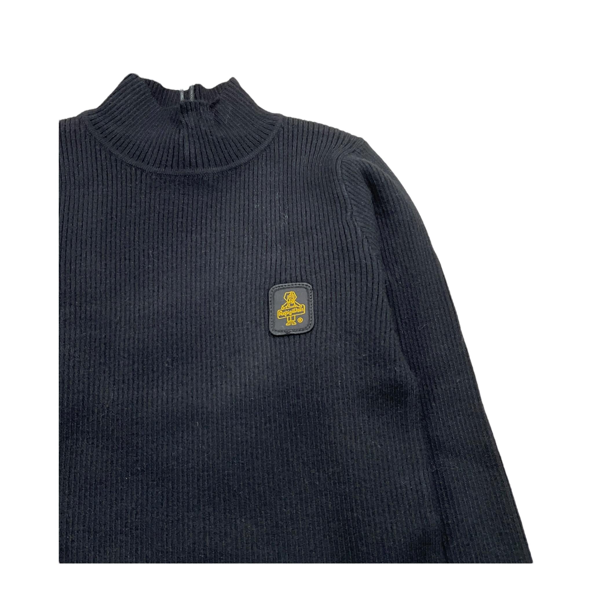 REFRIGIWEAR maglia mezzo collo tinta unita Nero per Bambina RWG955X NERO REFRIGIWEAR
