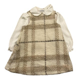 BARCELLINO set abito-camicia bicolore Beige per Neonata 115621 BEIGE BARCELLINO