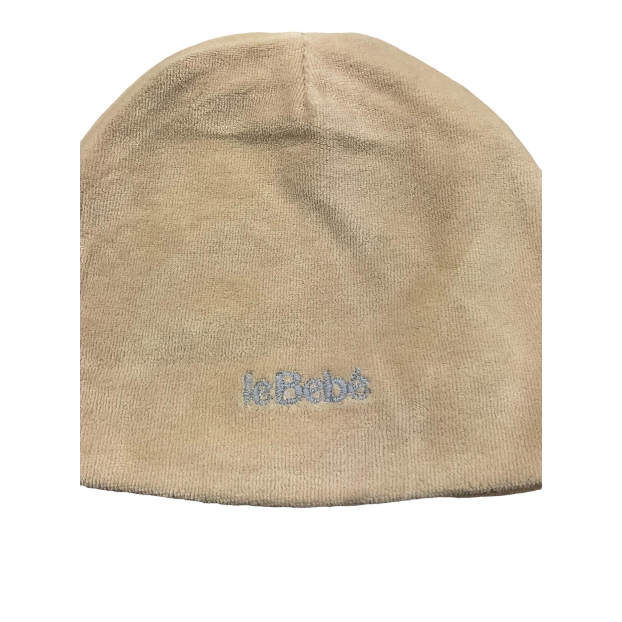 LE BEBE' cappello tinta unita in ciniglia Beige per Neonato LBB5076 BEIGE LE BEBE'