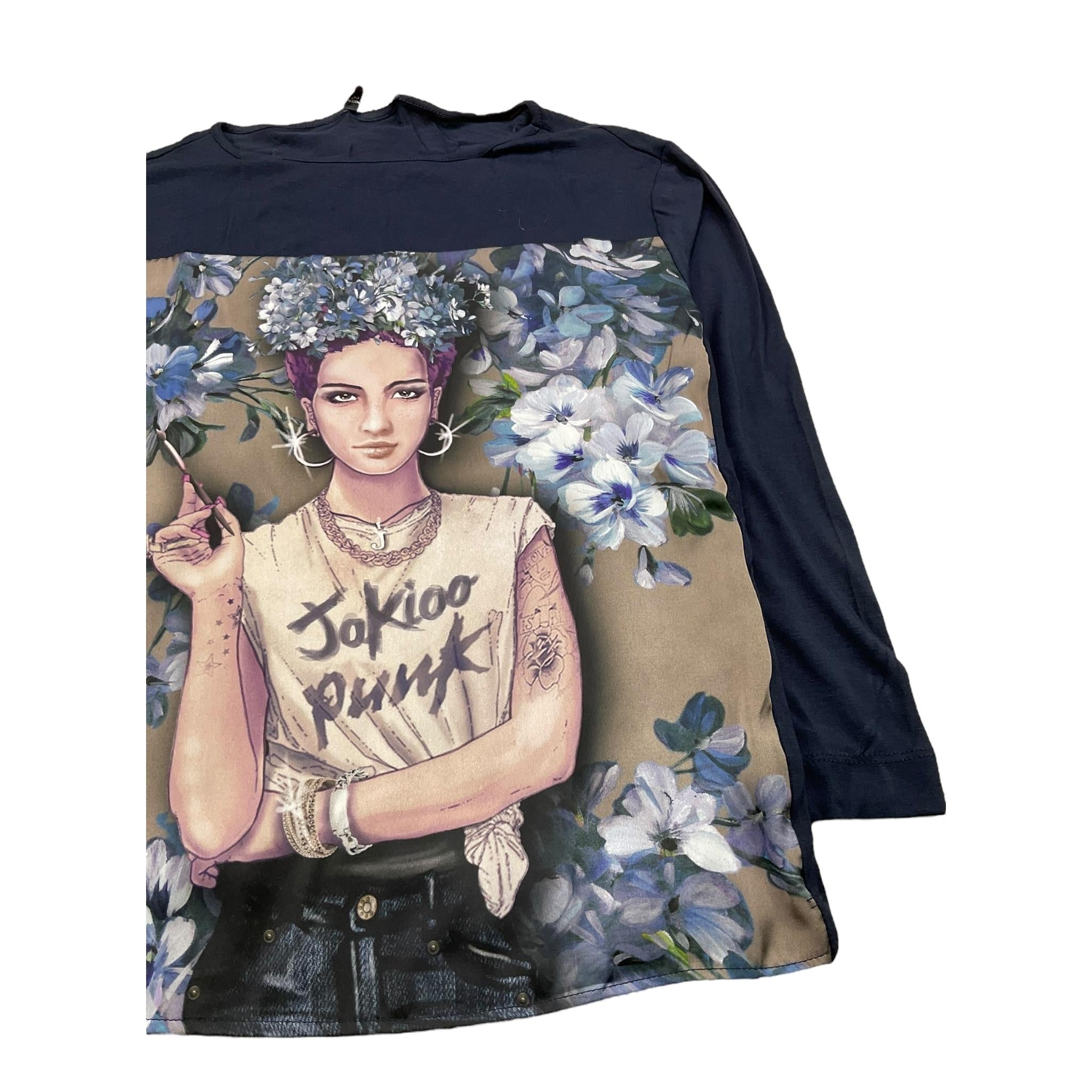 MONNALISA shirt stampa fantasia Blu per Bambina 418610 BLU MONNALISA