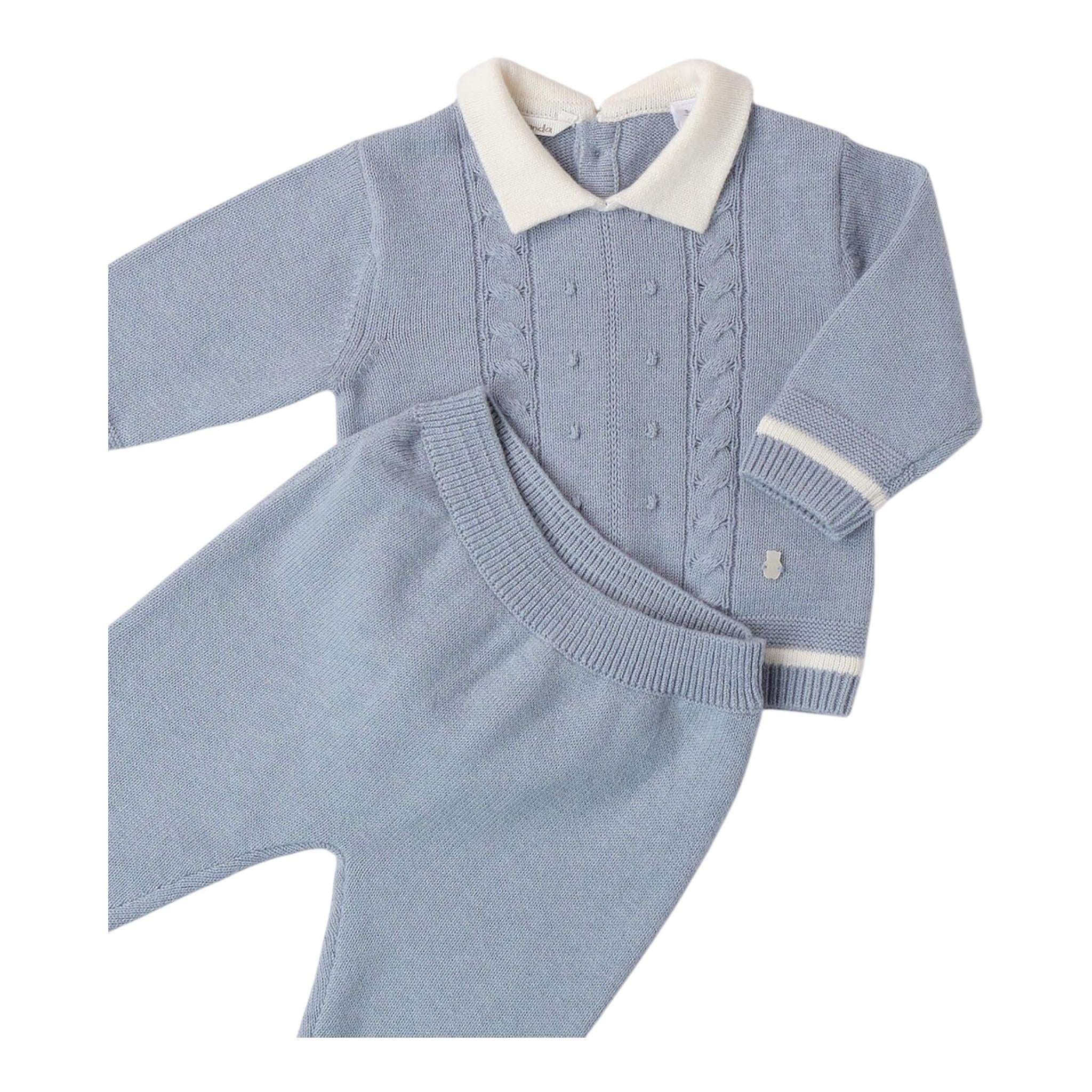 MINI BANDA completo 2 pezzi maglia-ghettina Azzurro per Neonato 3A659 AZZURRO MINI BANDA