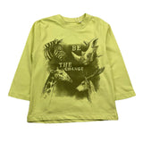 LOSAN shirt girocollo tinta unita con stampa Verde per Neonato LKBA030303N VERDE LOSAN