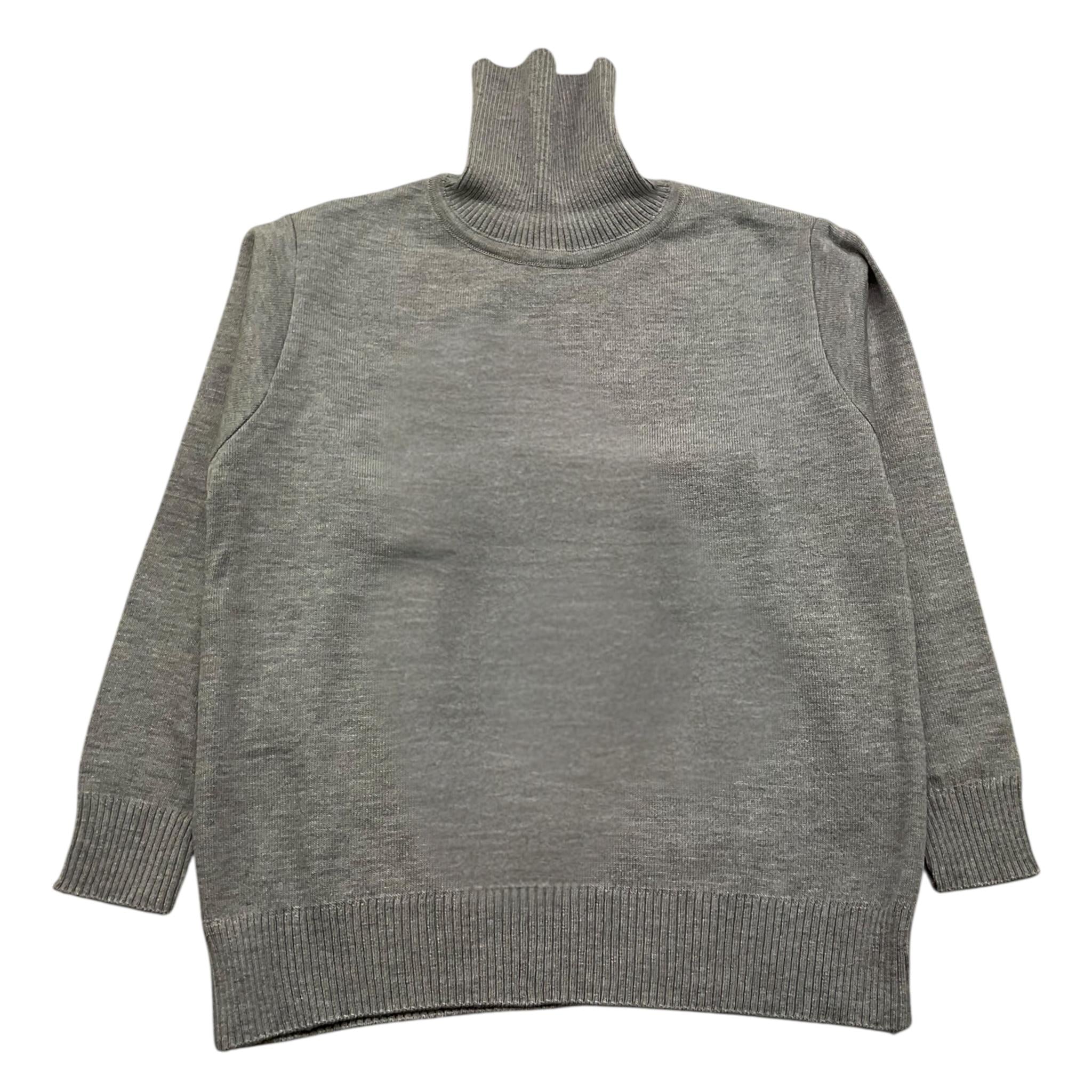 NUPKEET maglia tinta unita collo alto Grigio per Bambino 04NK863 GRIGIO NUPKEET