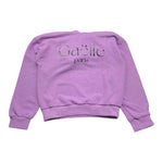 GAELLE felpa tinta unita con cappuccio e stampa Lilla per Bambina 2741F0973 LILLA GAELLE