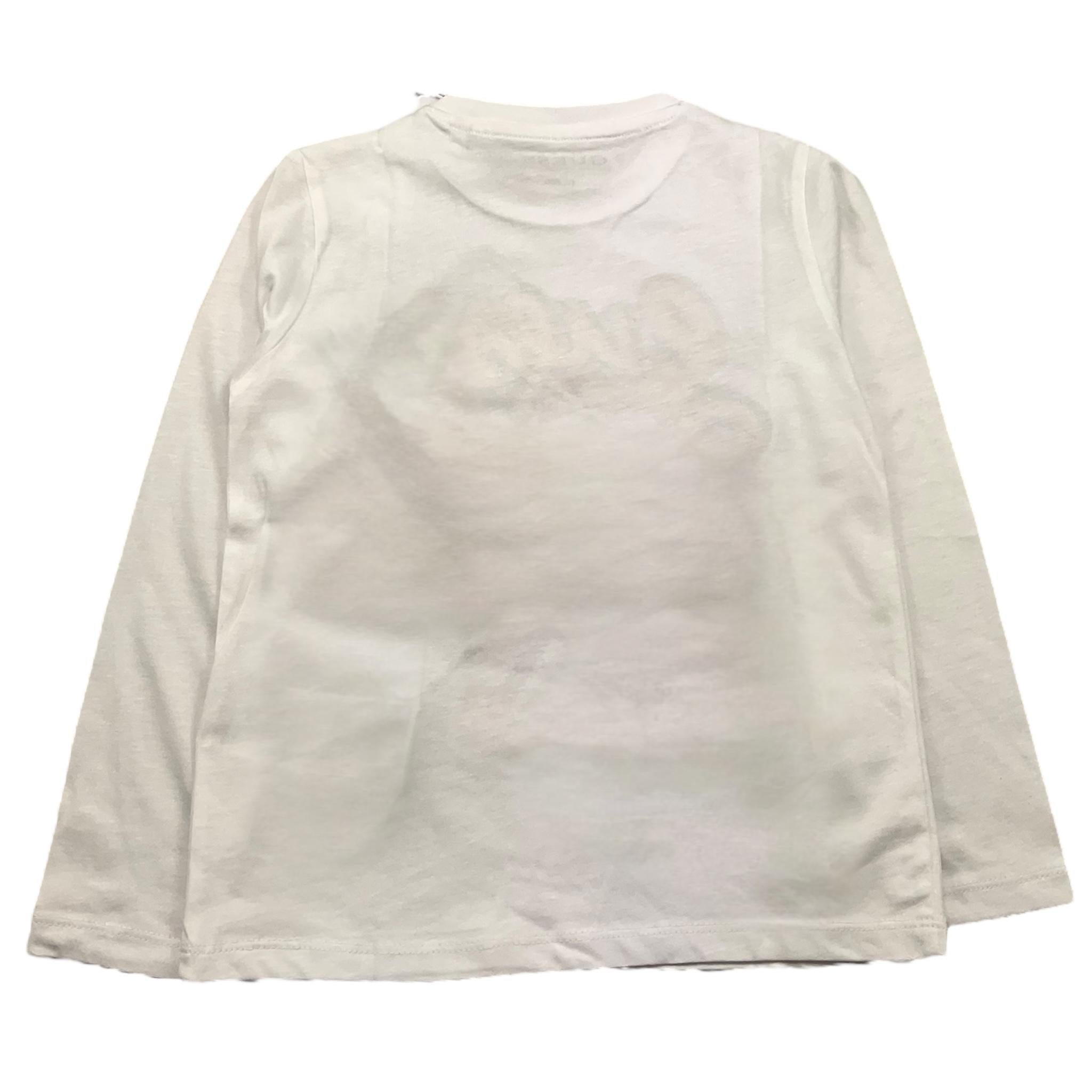 GUESS shirt girocollo tinta unita cn stampa logo Bianco per Bambino N4YI03K8HM4 BIANCO GUESS
