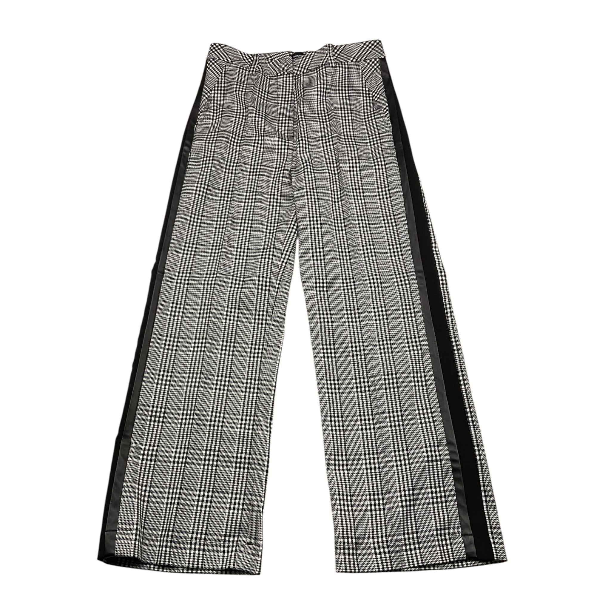 MONNALISA pantalone modello palazzo stampa fantasia Nero per Bambina 116421 NERO MONNALISA