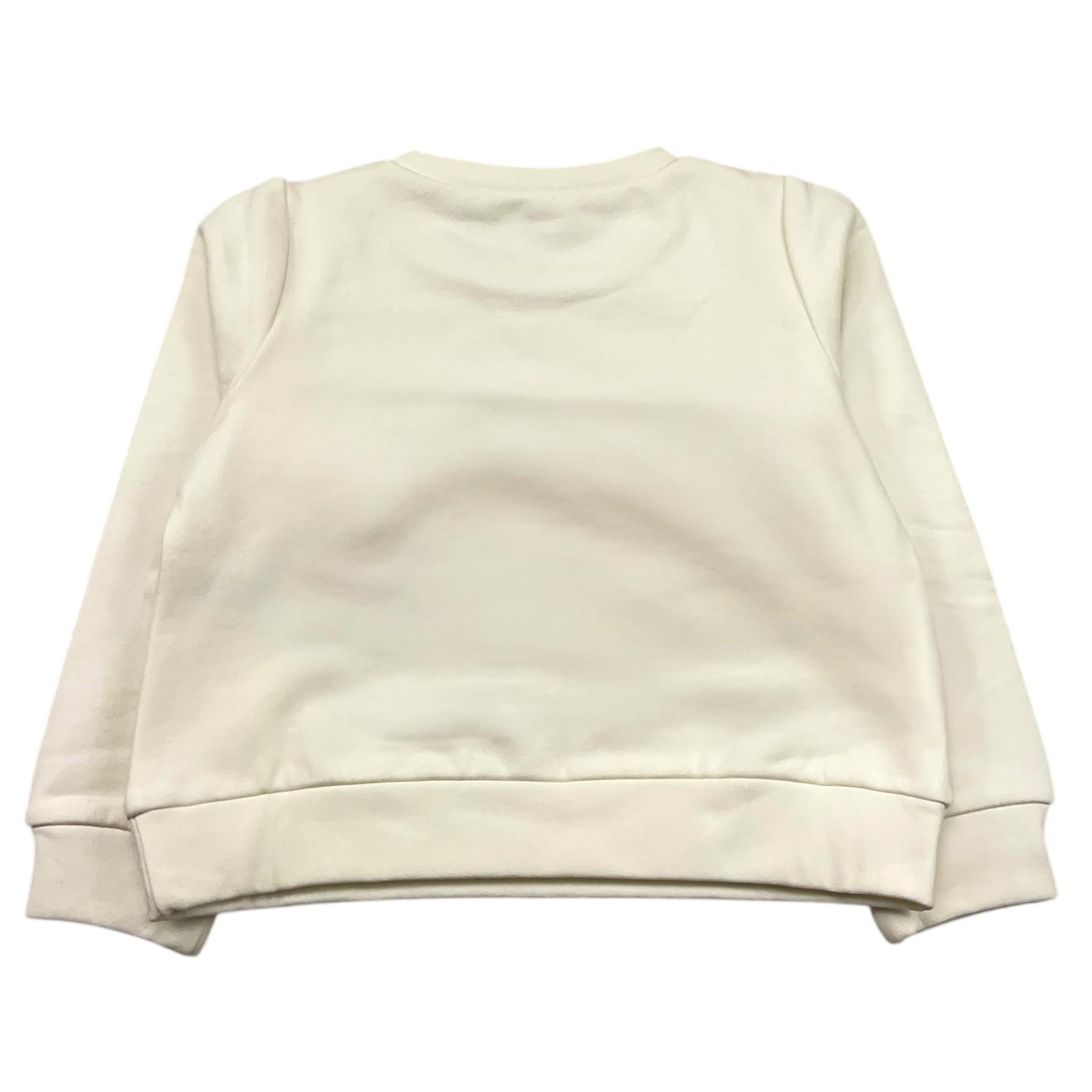 LIU JO felpa chiusa girocollo tinta unita con stampa logo Panna per Neonata KF4060NX PANNA LIU JO