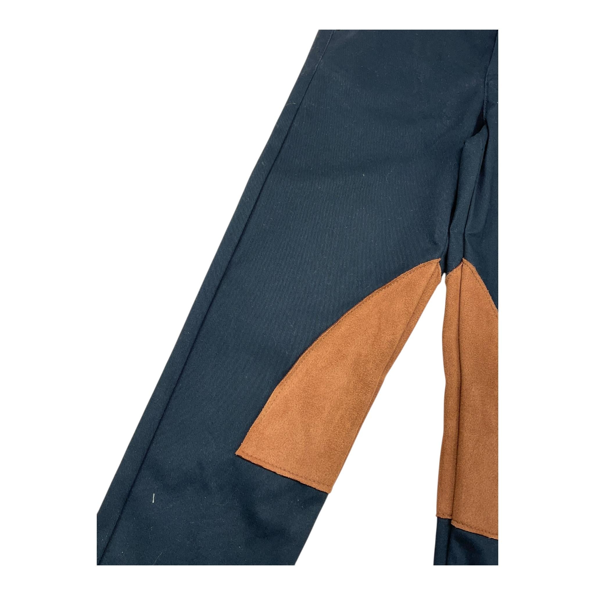 TRUSSARDI pantalone tinta unita con girovita regolabile Blu per Bambino TGA25043 BLU TRUSSARDI