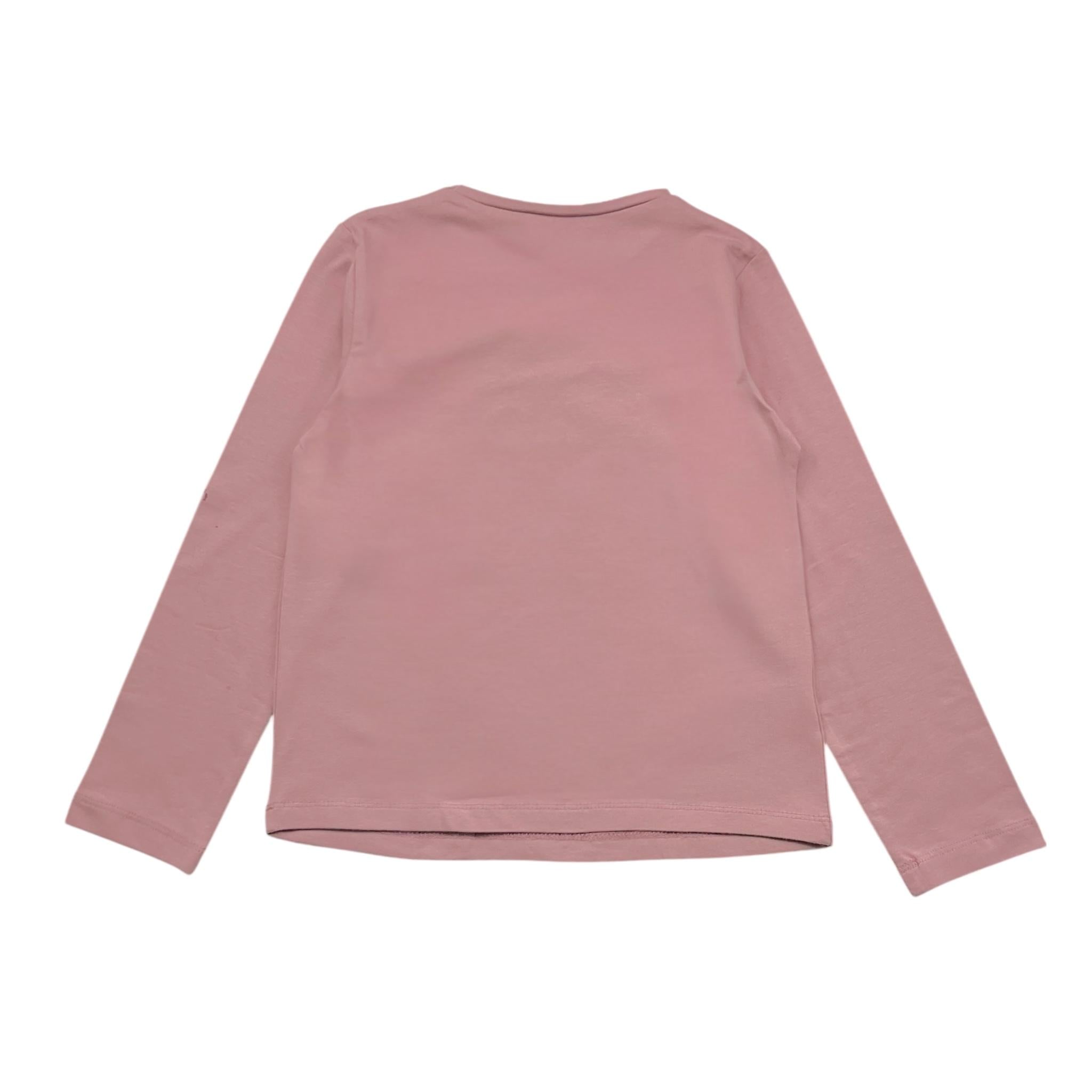 MAYORAL shirt gircollo tinta unita con stampa Rosa per Bambina 178 ROSA MAYORAL