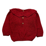 WEDOBLE maglia tinta unita con colletto  Rosso per Neonata I2410301 ROSSO WEDOBLE