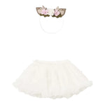 MAYORAL set gonna-frontino con tulle Panna per Neonata 2803 PANNA MAYORAL