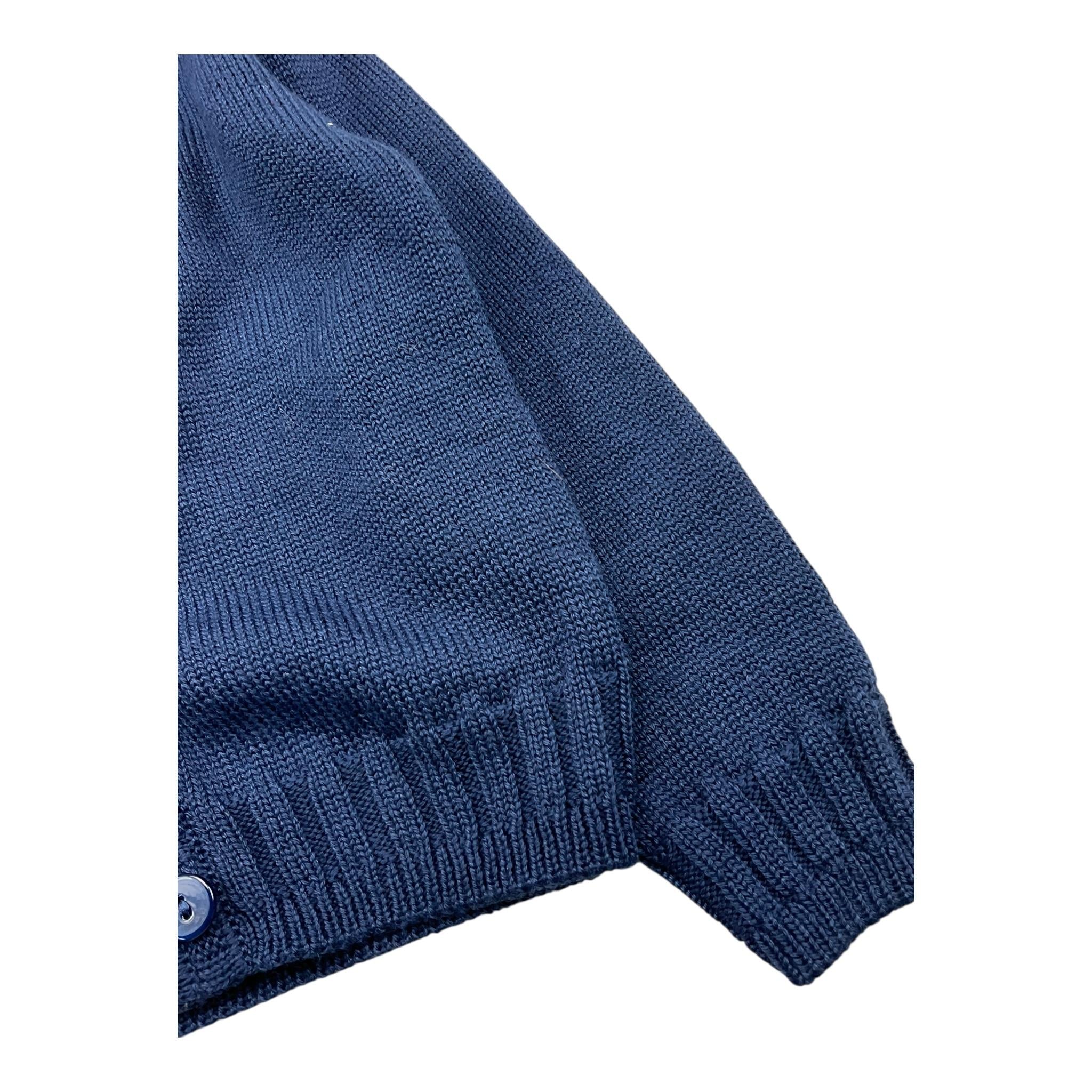 MIMISOL cardigan tinta unita con bottoni Blu per Bambina MFMA049 BLU MIMISOL