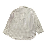 ZHOE & TOBIAH camicia tinta unita con fantasia a righe Bianco per Bambina CWS3 BIANCO ZHOE & TOBIAH