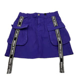 GAELLE gonna tinta unita con tasconi Viola per Bambina 2742G00311XXX VIOLA GAELLE