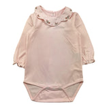 TARTINE ET CHOCOLAT body tinta unita con colletto Rosa per Neonata TZ11031 ROSA TARTINE ET CHOCOLAT