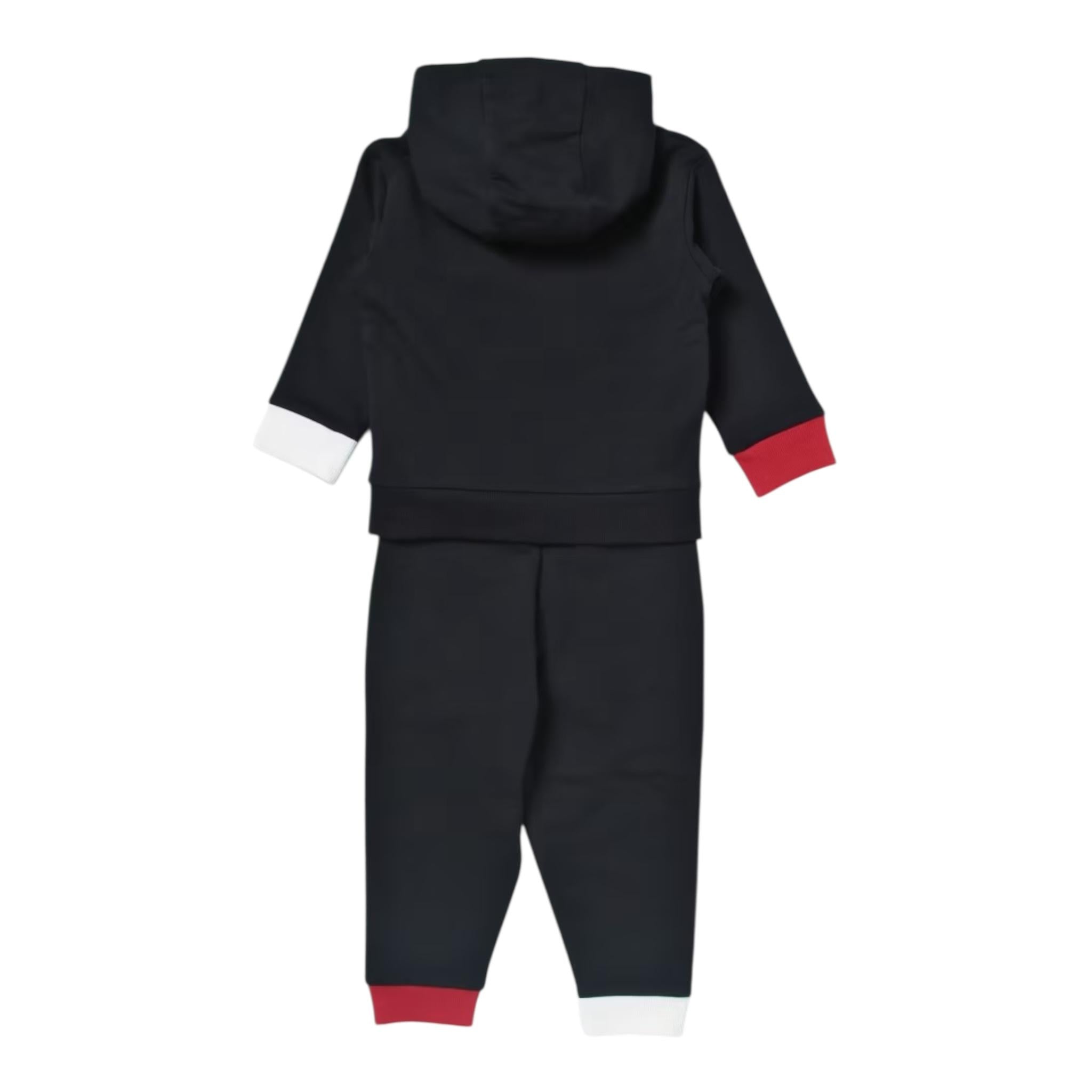MONCLER completo 2 pezzi felpa-pantalone tinta unita Blu per Bambino 9548M00008 BLU MONCLER