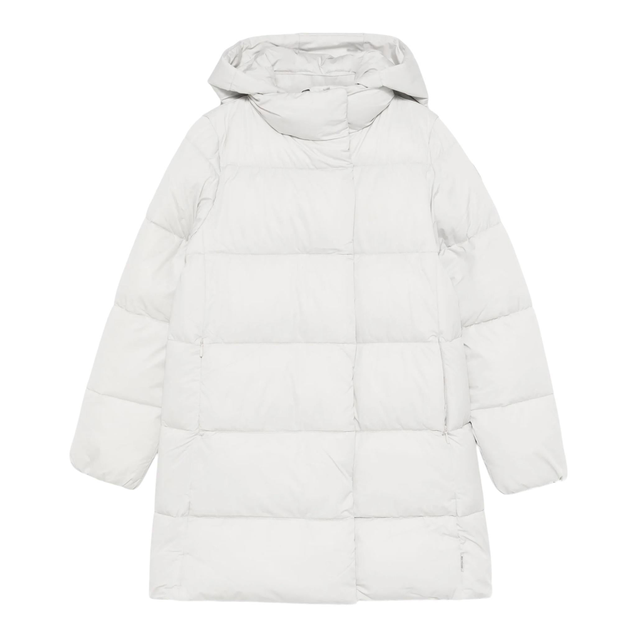 SAVE THE DUCK giubbino tinta unita con cappuccio Grigio per Bambina J41804GJ GRIGIO SAVE THE DUCK